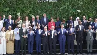 Leaders gather for second day of COP heads of state summit in Brazil | AFP