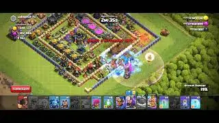 Attacking semi max th17 using meteor golem.