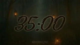 35 Minute Halloween Classroom Timer | Silent Study Countdown with Zombie Growl Alarm