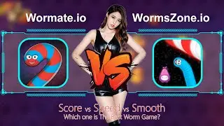 Wormate.io Vs Worms Zone.io | Best moments ever