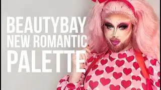 Beauty Bay New Romantic Palette | Bearded Drag Queen Makeup Transformation
