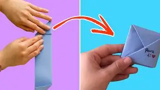💌 Origami Letter Folding &ndash; Turn Your Note into a Cute Paper Envelope ✨📄
