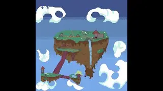 Floating Islands | Pixel Art Timelapse 03
