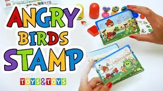 NEW Angry Birds Toy Stamp Set Unboxing/Overview 2015 &ndash; Toys & Toys TV