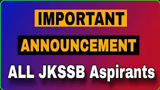 ALL J&K Aspirants 👍
