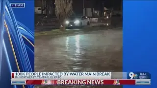 Repairs could take several days for water main break
