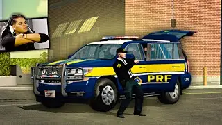 VIREI POLICIAL DA PRF!! car parking multiplayer