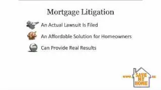 Save My Home Mortgage Litigation