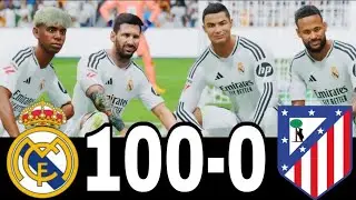 FC 25 -MESSI RONALDO NEYMAR & MBAPPE | ALL STARS |  AL NASSR 100-0 MANCHESTER UNITED