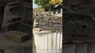 Solar Panel Supports Cement Piers Making Technique !