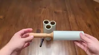 Watch Before Buying - Lint Roller with Wooden Handle