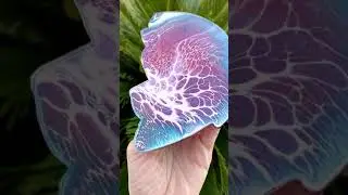 Resin Art butterfly wing coaster