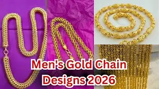 2026 Gold Men's Heavy Chain designs |Gold Chain Designs #wedding #chain #jewellery
