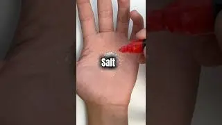 Drawing On a Grain Of Salt! (#shorts
