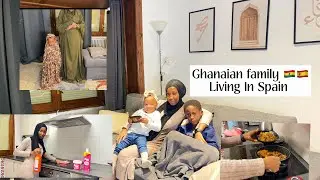 Evening Routine of A Ghanaian Family living in Spain |