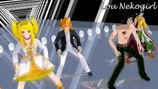 【MMD Fairy Tail】Lucy, Grey, Loki, Reby et Romeo - Timber