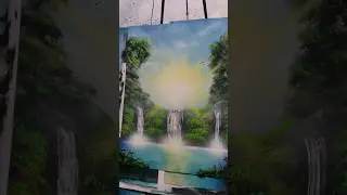 Spray Paint Art With No Planets??? #spray #viral  #spraypaint #nature #art