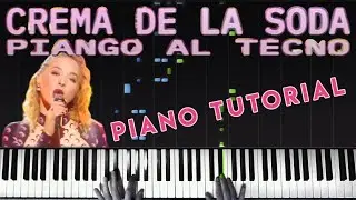 CREMA DE LA SODA - Piango al Tecno piano tutorial Плачу на техно пианино чао2020 Cream Soda ciao2020