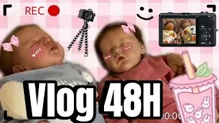Vlog 48H Morning routine, haul, night routine, habillage, magasins ! ❤️