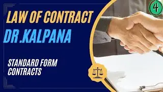 Law of Contract-4:Standard Form Contracts #india #english #law #lawschool #contract