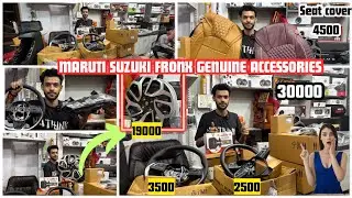 2025 Maruti Suzuki Fronx Genuine Accessories With Price ✅ Fronx Modifications ✅Maruti Suzuki Fronx ✅