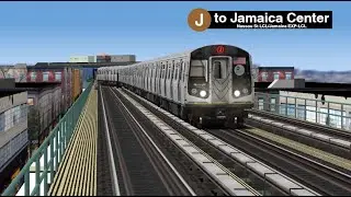 OpenBVE Special: (R160A) J Train to Jamaica Center via Jamaica EXP-LCL (Weekend G.O)