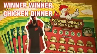 Winner Winner Chicken Dinner Tickets‼️ California Lottery Scratchers🤞🍀🍀🍀