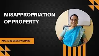 Misappropriation of property | Juris Explano