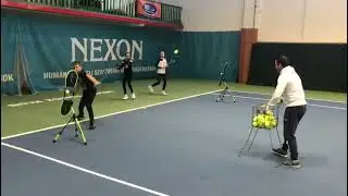 TopspinPro | Group Lesson Forehand and Backhand Drill with Tamas Bogyo