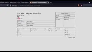 Point of Sale System using PHP/PDO DEMO