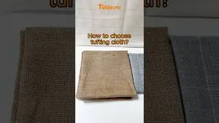 Burlap vs Tufting Cloth vs Primary &ndash; Which Is Best for Rug Tufting? #tufting #tuftingcloth #tukloom