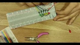 Circuito el&eacute;ctrico Medidor de Agua con  maqueta representativa