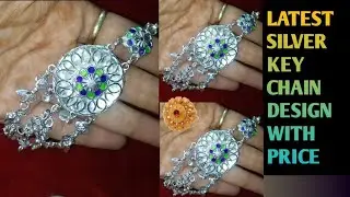 New silver saree Key chain design with Weight and price/@kiranjewelleryhouse