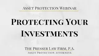 Protecting Your Investments