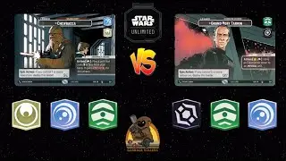 Chewbacca Command vs Tarkin Vigilance | Star Wars Unlimited Premier Gameplay | Bo3