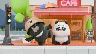 🐻🐼 My Destiny 💗 #funnyvideo #panda #animation