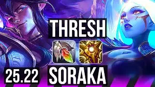 THRESH & Vex vs SORAKA & Zeri (SUP) | EUW Master | 25.22