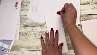 ✨ASMR Crispy, Tingly Envelope Stuffing & Sealing&bull; No Talking #asmrsounds