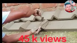 Amazing plastering techniques how to make#roof  tiles design make a new design by design Nur