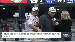 Cougs ride explosive offense, stout defense to Potato Bowl win