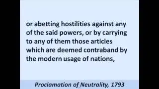 Neutrality proclamation