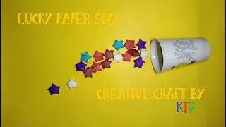 Creative Craft l Lucky Paper Star l How To Make a Lucky Paper Star