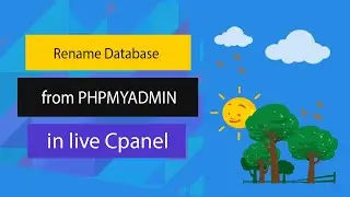 Rename Database from phpmyadmin