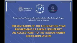 Presentazione del “Foundation Year” - Webinar