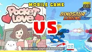 Pocket Love App vs Dino Coding