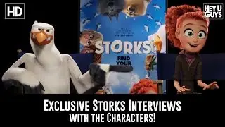 Storks Movie Exclusive Interviews with the Animated Stars!