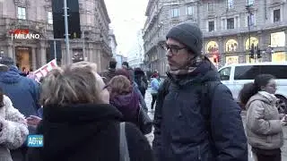 Milano in piazza per l'Iran