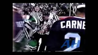 NHL Nov. 19, 1993 Shawn Antoski,VCR v Stu Grimson,ANH Vancouver Canucks Mighty Ducks Of Anaheim