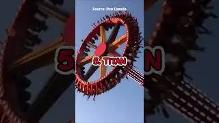 10 ЛУЧШИХ аттракционов в парке развлечений La Ronde (2023) | #shorts #sixflags #laronde #themepar...
