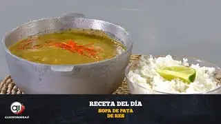Receta de Sopa de Pata de Res | Ají